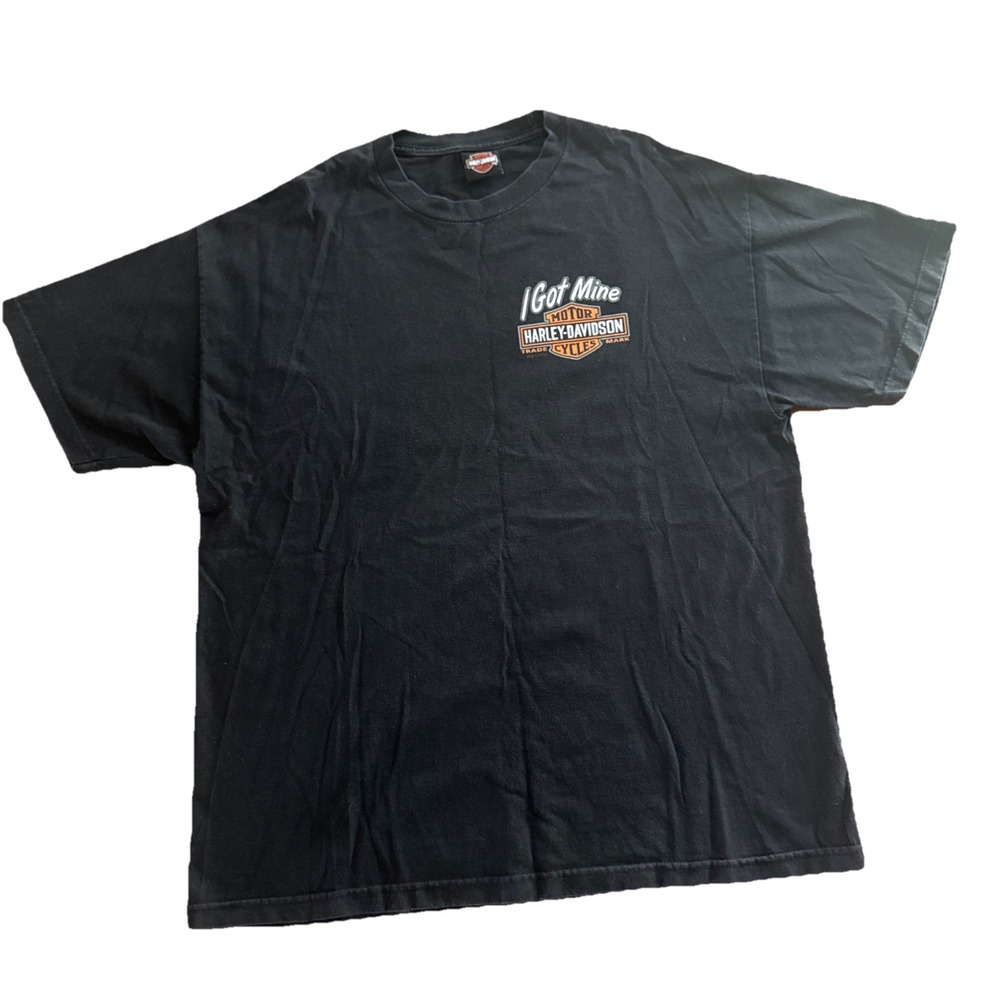 Harley Davidson Nutter‎ Fort WV black mens XL short sleeve tshirt 100% cotton